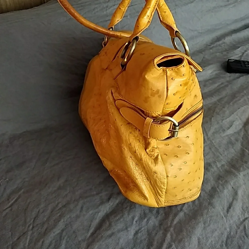 Authentic ostrich bag